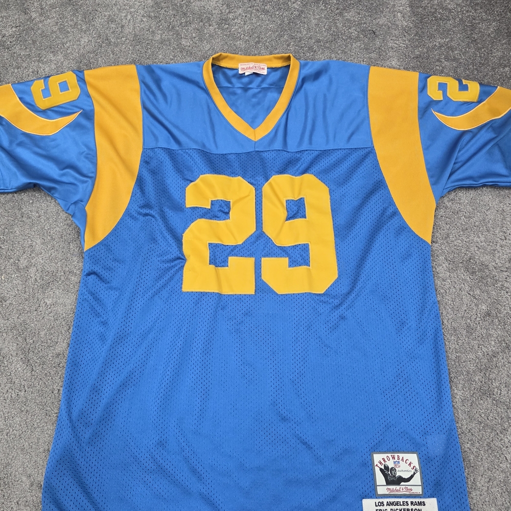Mitchell & Ness Blue Los Angeles Rams Throwback Jersey